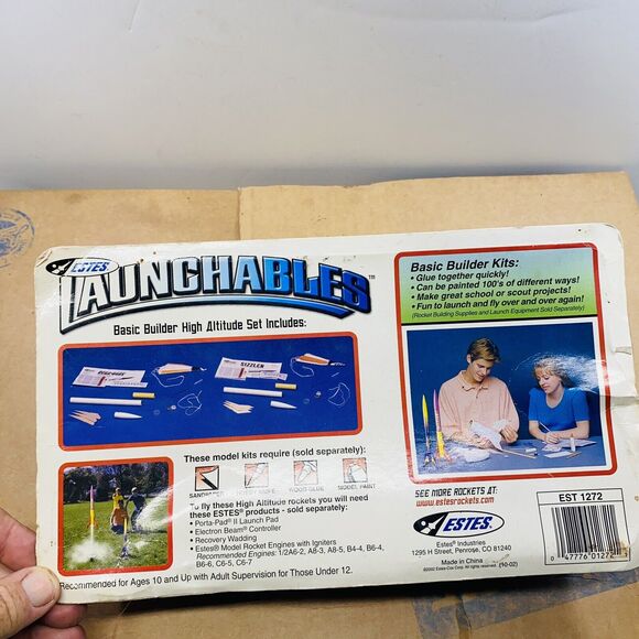 Estes Model Rocket 1272 LAUNCHABLES Basic Builder Toy High Altitude Kit Build - Picture 4 of 16